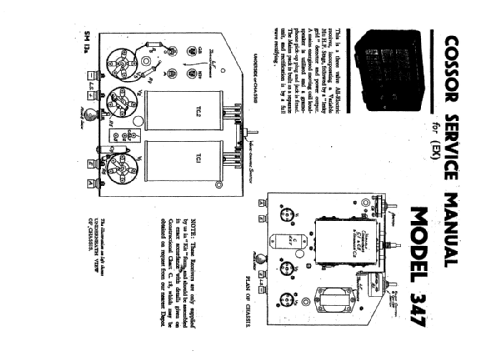 347; Cossor, A.C.; London (ID = 247928) Kit