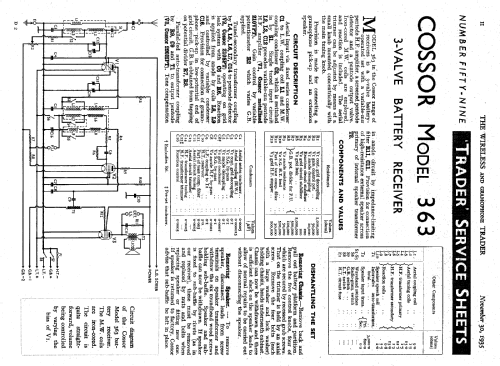 363; Cossor, A.C.; London (ID = 1023956) Radio