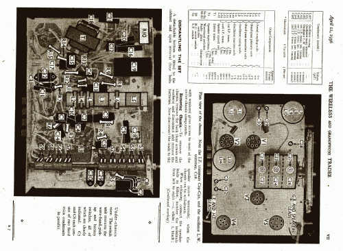 376B; Cossor, A.C.; London (ID = 1025742) Radio