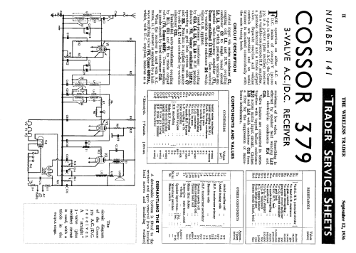 379; Cossor, A.C.; London (ID = 1030925) Radio