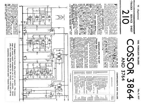 3864; Cossor, A.C.; London (ID = 1035962) Radio