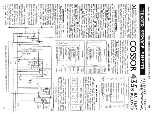 435B; Cossor, A.C.; London (ID = 1015315) Radio