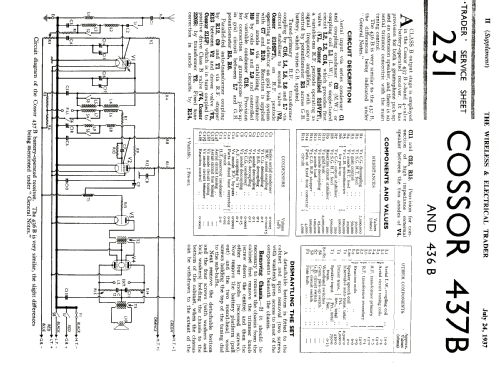 437B; Cossor, A.C.; London (ID = 1037553) Radio