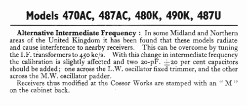 470AC; Cossor, A.C.; London (ID = 223275) Radio