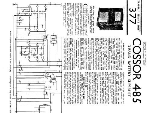 485; Cossor, A.C.; London (ID = 1250318) Radio