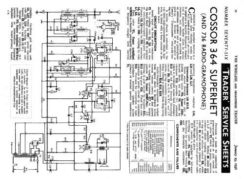 736; Cossor, A.C.; London (ID = 1025342) Radio