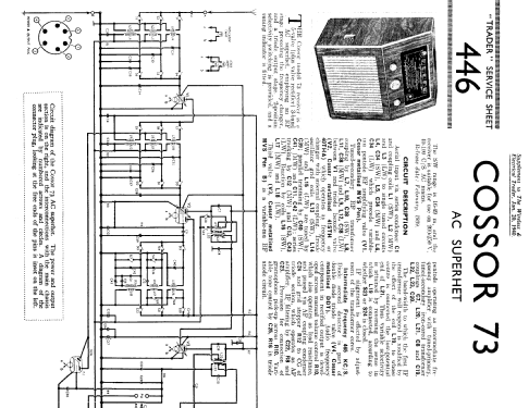 73; Cossor, A.C.; London (ID = 1308910) Radio