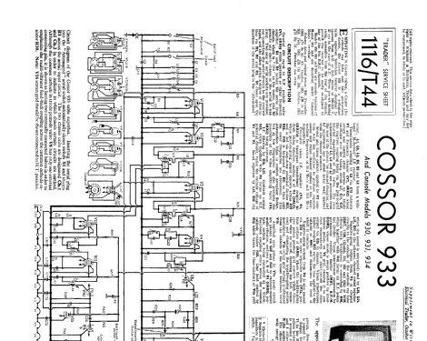 934; Cossor, A.C.; London (ID = 1026743) Télévision