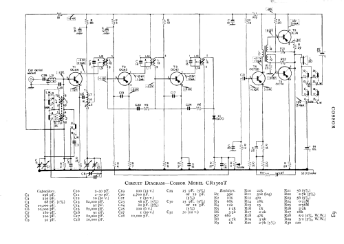 CR1302T; Cossor, A.C.; London (ID = 646793) Radio