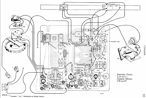 CR1310T; Cossor, A.C.; London (ID = 763766) Radio