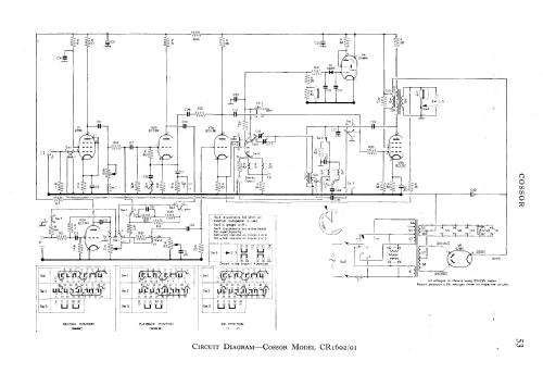 Cossor CR-1602 Tape Recorder