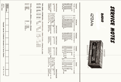 CR 4212 A; Cossor, A.C.; London (ID = 2410147) Radio