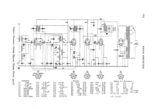 Melody Maker 494-AC; Cossor, A.C.; London (ID = 530196) Radio