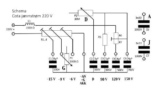 Battery Eliminator Jævnstrøm 220 V; Cota; København (ID = 2756565) Power-S