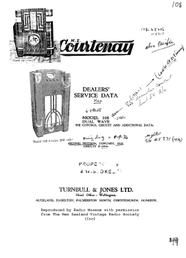 Courtenay 108; Courtenay Brand; (ID = 2748087) Radio
