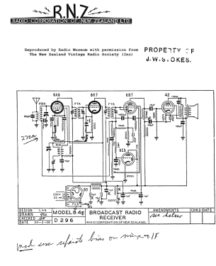 Popular 84; Courtenay Brand; (ID = 2799513) Radio