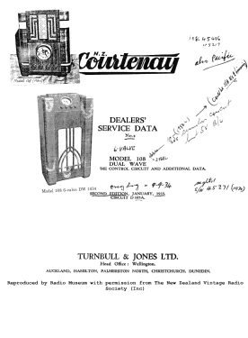 Courtenay 108; Courtenay Brand; (ID = 2786626) Radio