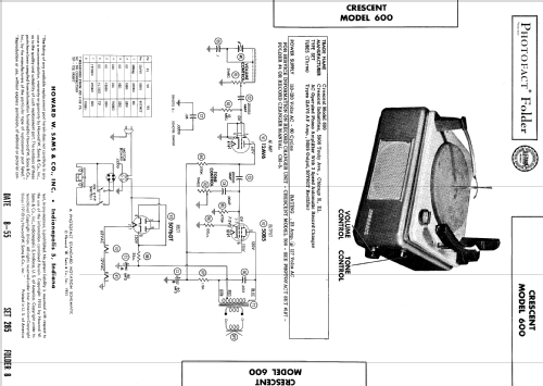 600 ; Crescent Industries, (ID = 554630) Ton-Bild