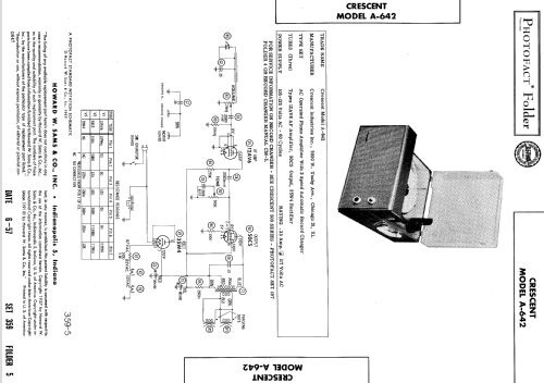 A-642 ; Crescent Industries, (ID = 554639) R-Player