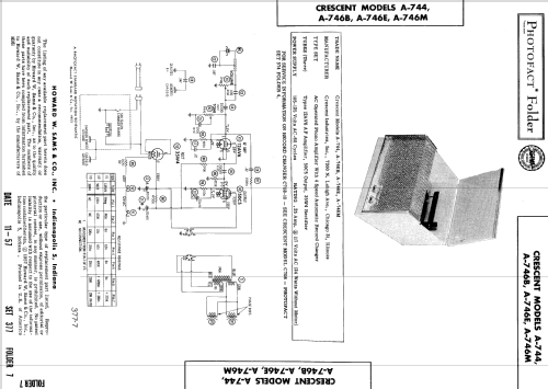 A-746B ; Crescent Industries, (ID = 554647) Enrég.-R