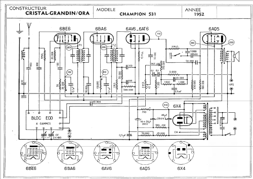 Champion 531; ORA, Oradyne, Gérard (ID = 1199596) Radio