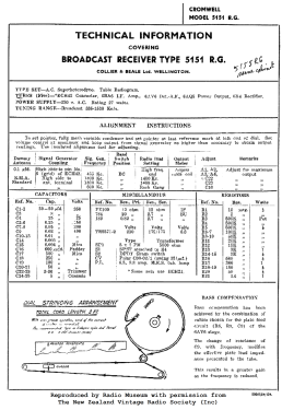 Cromwell 5151 RG; Cromwell, Gulbransen (ID = 2834804) Radio