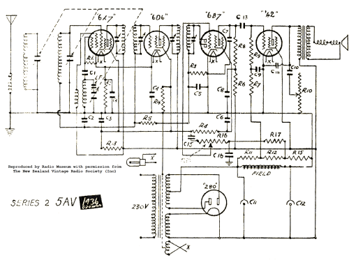 Cromwell 5AV Series 2; Cromwell, Gulbransen (ID = 2769071) Radio