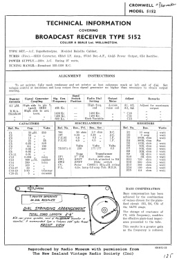 Gulbransen 5152; Cromwell, Gulbransen (ID = 2891671) Radio