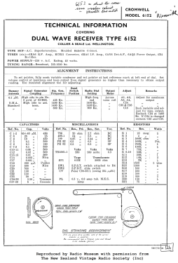 Gulbransen 6152; Cromwell, Gulbransen (ID = 2892119) Radio