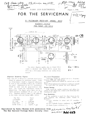 Pacemaker 516; Cromwell, Gulbransen (ID = 2888166) Radio