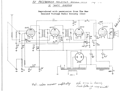 Pacemaker 5M0; Cromwell, Gulbransen (ID = 3019061) Radio