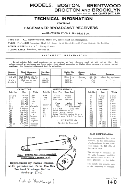 Pacemaker Boston ; Cromwell, Gulbransen (ID = 2802178) Radio