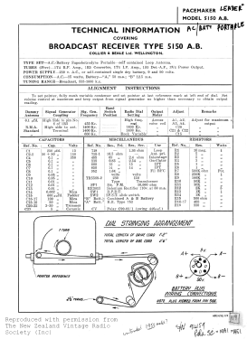 Pacemaker Leader 5150AB; Cromwell, Gulbransen (ID = 2803620) Radio