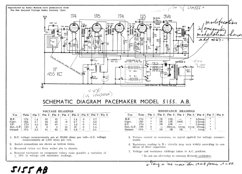 Pacemaker Leader 5155AB; Cromwell, Gulbransen (ID = 2956511) Radio