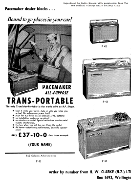 Transistorised-58 Trans-Portable 58; Cromwell, Gulbransen (ID = 3099200) Radio