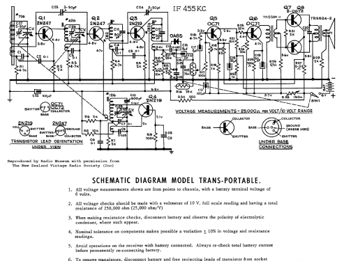 Pacemaker Transistor 8 Trans-Portable NA3201-106; Cromwell, Gulbransen (ID = 3099301) Radio