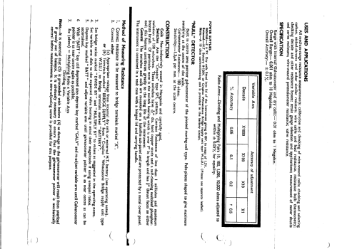 Wheatstone Bridge PW2 Portable; CROPICO, Croydon (ID = 2641809) Equipment