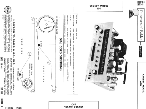 650 ; Crosby Laboratories, (ID = 643731) Radio