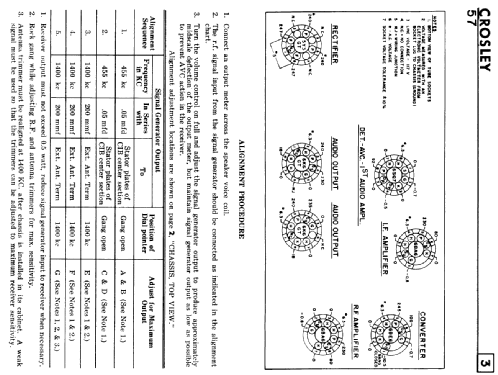 57 ; Crosley Radio and (ID = 2142518) Radio