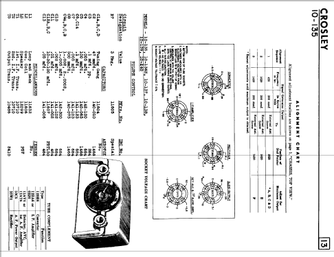 10-136E ; Crosley Radio and (ID = 809206) Radio