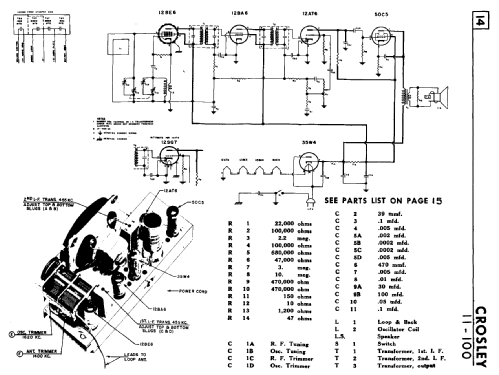 11-103U ; Crosley Radio and (ID = 812563) Radio