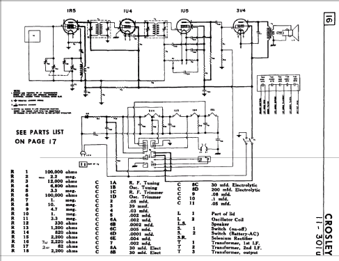 11-304U ; Crosley Radio and (ID = 812607) Radio