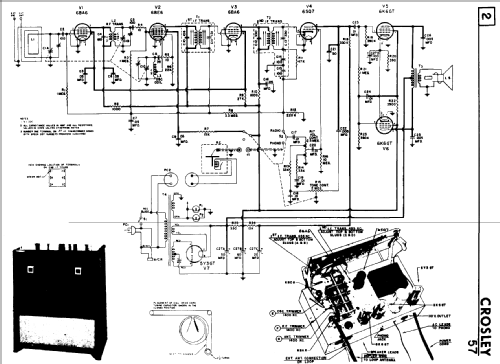 57 ; Crosley Radio and (ID = 813731) Radio