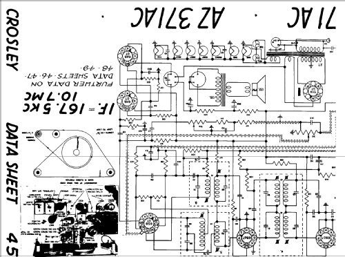 AZ-371AC ; Crosley Radio and (ID = 807896) Radio