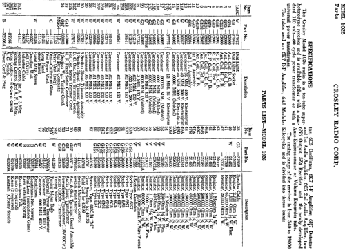 1026 ; Crosley Radio Corp.; (ID = 185980) Radio