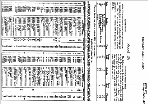 103 ; Crosley Radio Corp.; (ID = 134857) Car Radio