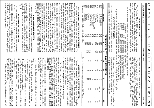 1055-EK 'Constitution' Ch= 1055; Crosley Radio Corp.; (ID = 1822166) Radio