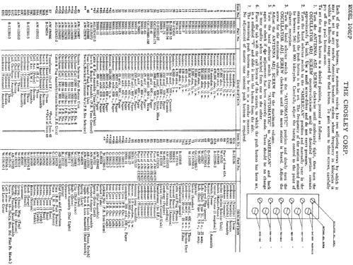 106CP ; Crosley Radio Corp.; (ID = 364725) Radio