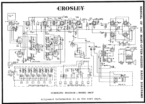 106CP ; Crosley Radio Corp.; (ID = 84541) Radio
