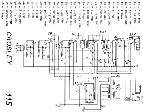 115 ; Crosley Radio Corp.; (ID = 292723) Radio